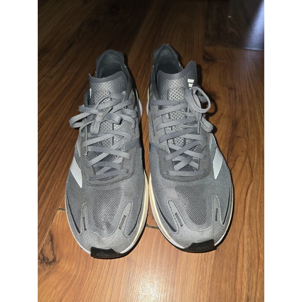 Size 13 - Adidas Adizero Boston 11 Grey Zero Metallic *flaw - Picture 2 of 10